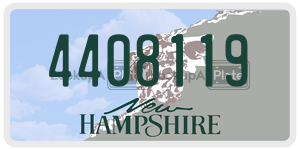 4408119  license plate in NH