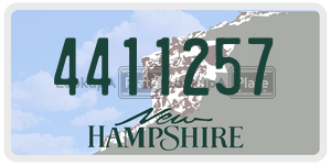 4411257  license plate in NH