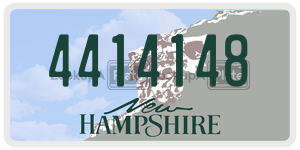 4414148  license plate in NH