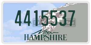 4415537  license plate in NH