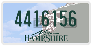 4416156 license plate in New Hampshire