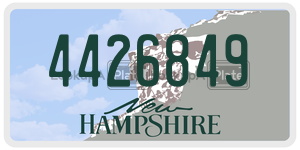 4426849  license plate in NH