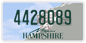 4428089  license plate in NH