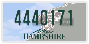 4440171  license plate in NH