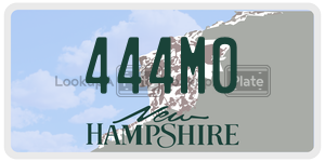 444M0  license plate in NH
