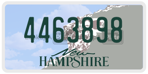 4463898  license plate in NH