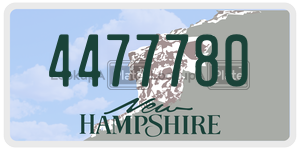 4477780  license plate in NH