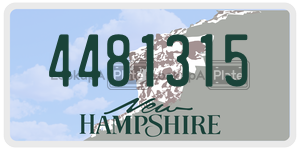4481315  license plate in NH