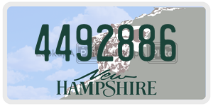 4492886  license plate in NH