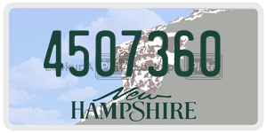 4507360  license plate in NH