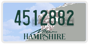 4512882  license plate in NH
