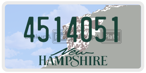 4514051  license plate in NH