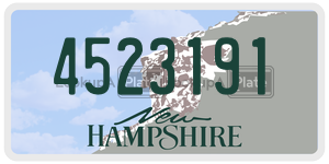 4523191  license plate in NH