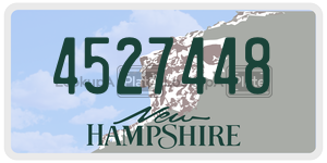 4527448  license plate in NH