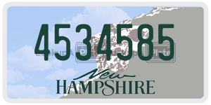 4534585  license plate in NH
