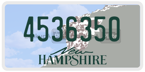 4536350 license plate in New Hampshire