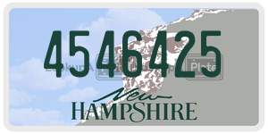4546425  license plate in NH