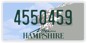 4550459  license plate in NH