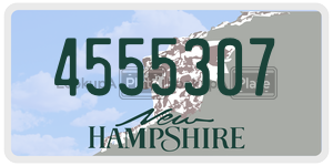4555307  license plate in NH