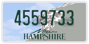 4559733  license plate in NH