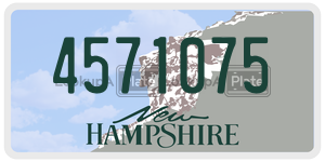 4571075  license plate in NH