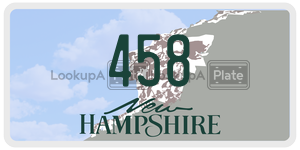 458  license plate in NH