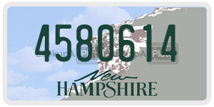 4580614  license plate in NH