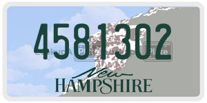 4581302  license plate in NH