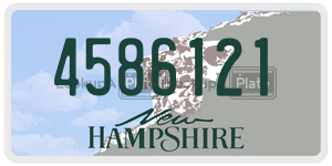 4586121  license plate in NH