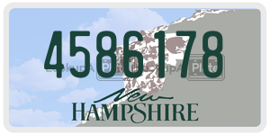 4586178  license plate in NH