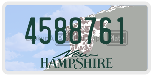 4588761  license plate in NH