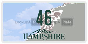 46 license plate in New Hampshire