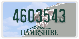 4603543  license plate in NH