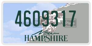 4609317  license plate in NH