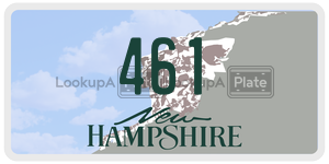 461 license plate in New Hampshire