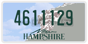 4611129  license plate in NH