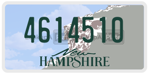 4614510  license plate in NH