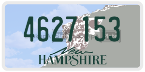 4627153 license plate in New Hampshire