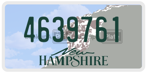 4639761 license plate in New Hampshire