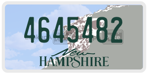 4645482  license plate in NH
