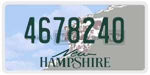 4678240  license plate in NH