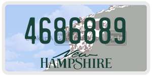 4686889  license plate in NH
