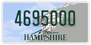 4695000  license plate in NH