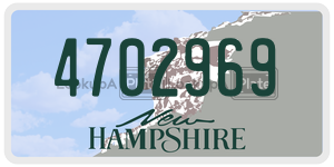 4702969  license plate in NH