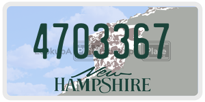 4703367  license plate in NH