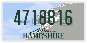 4718816  license plate in NH