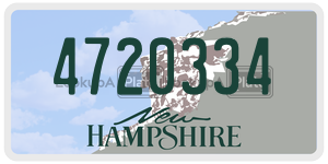 4720334  license plate in NH