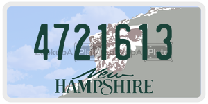 4721613  license plate in NH