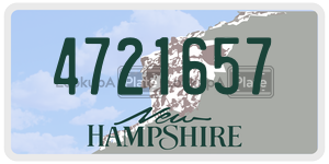 4721657  license plate in NH