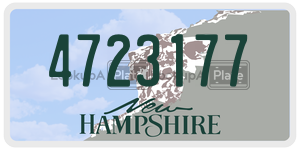 4723177  license plate in NH